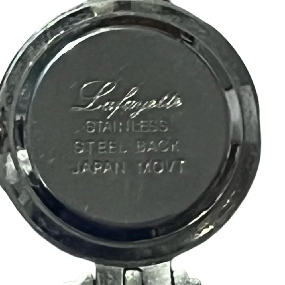 Vintage Lafayette Silver and Gold Two-Tone Watch